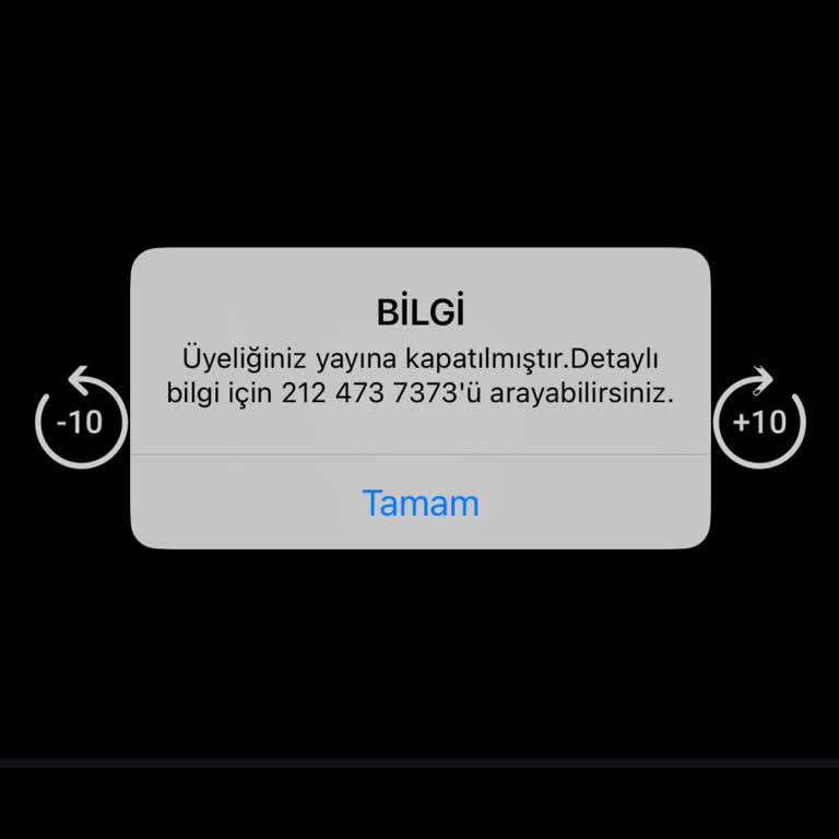 Üyeliğiniz Yayına Kapatıldı, Borcunuz Olmasa Da Yayın Erişiminiz Kesildi