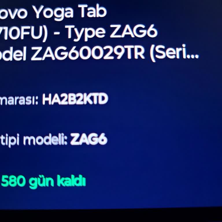 Uygun Klavye Bulamama Nedeniyle Lenovo Yoga Tablet Mağduriyeti