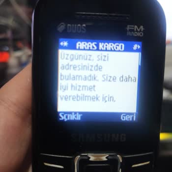 Aras Kargo Yanıltıcı SMS Ve Teslim Edilmemiş Kargo