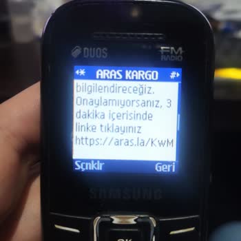Aras Kargo Yanıltıcı SMS Ve Teslim Edilmemiş Kargo
