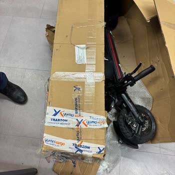 Kargo Sürecinde Orijinal Kutuda Gönderilen Scooter Hasarlı Ve Farklı Kutu İle Dönüş Yaptı