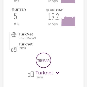 Taahhüt Edilen 1000 Mbps Hız Yerine 20-40 Mbps Alıyorum, Çözüm Bekliyorum