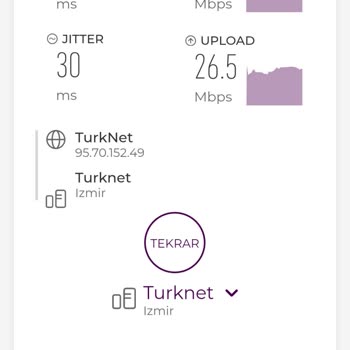 Taahhüt Edilen 1000 Mbps Hız Yerine 20-40 Mbps Alıyorum, Çözüm Bekliyorum
