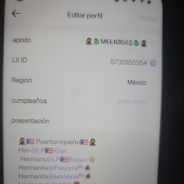 Modificación no autorizada de edad en perfil, pido corrección a Litmatch