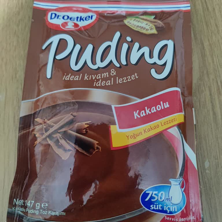 Dr. Oetker Kakaolu Pudingde Tad Ve Kıvam Kaybı