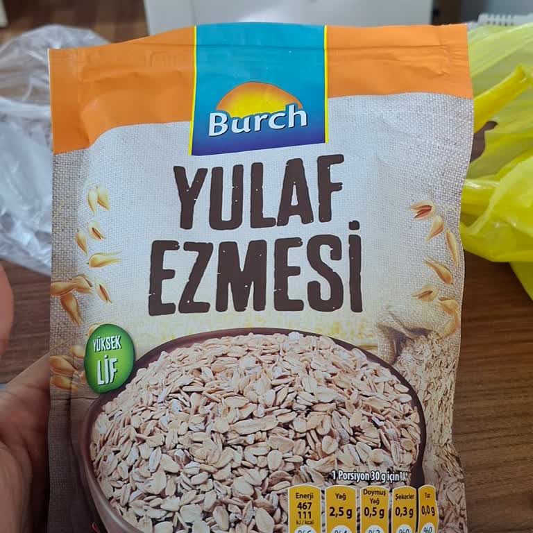 Burch Yulaf Ezmesi Sert Kaldı, Kabızlık Yaşadım