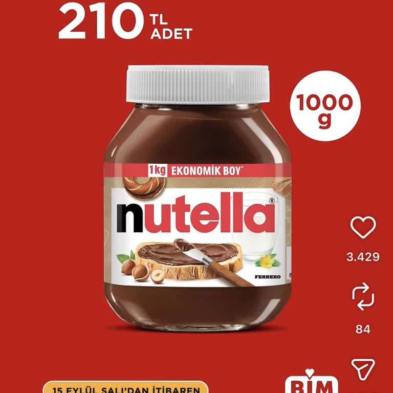 İndirimli Nutella Kakaolu Fındık Kreması Stok Dışı Ve Personel Saygısızlığı