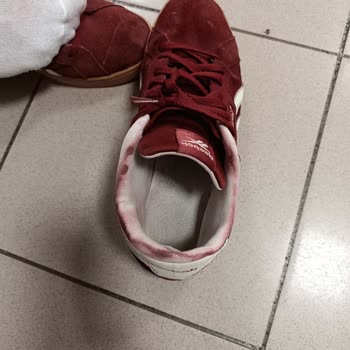 Bordo Boya Sızdıran Adidas Ayakkabı Ve FLO Mağazası Çözüm Sunmuyor
