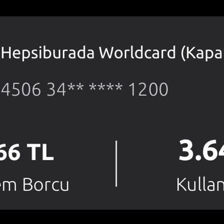 Yapı Kredi World Kartım Yanlışlıkla Süresi Dolmuş Şeklinde Kapatıldı