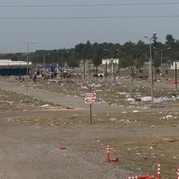 Kırklareli Belediyesi Pehlivanköy Panayırı Sonrasında Biriken Çöpler Toplanmıyor