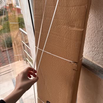 Hasarlı Paket Apartman Kapısının Yanına Bırakıldı