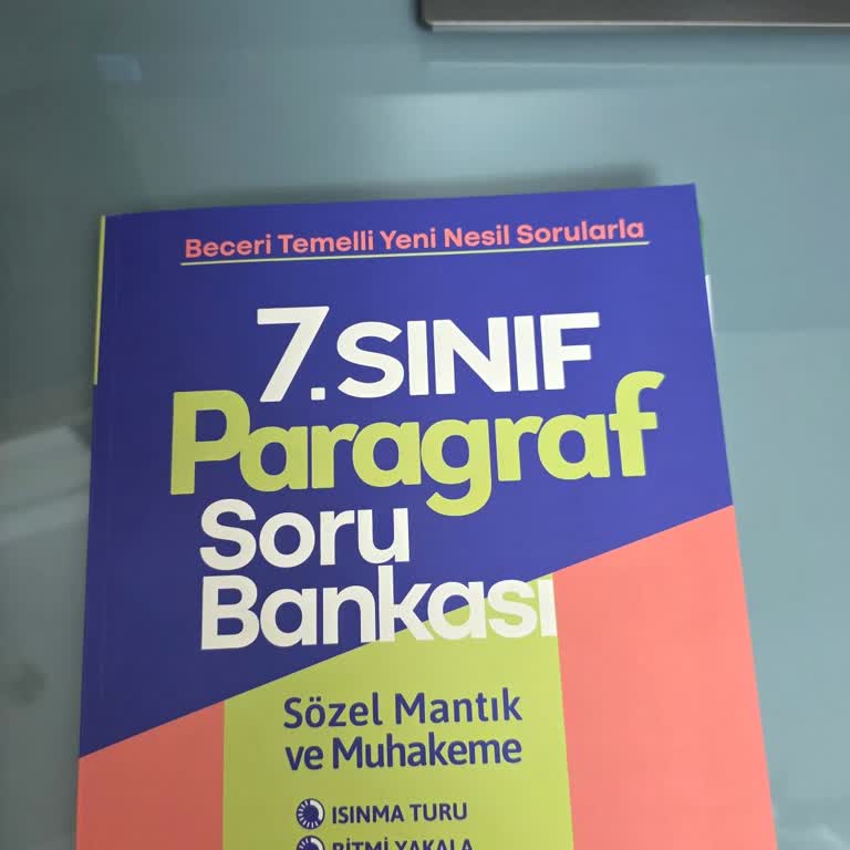 Tudem 7. Sınıf Paragraf Soru Bankası KGS’ye Uygun Değil