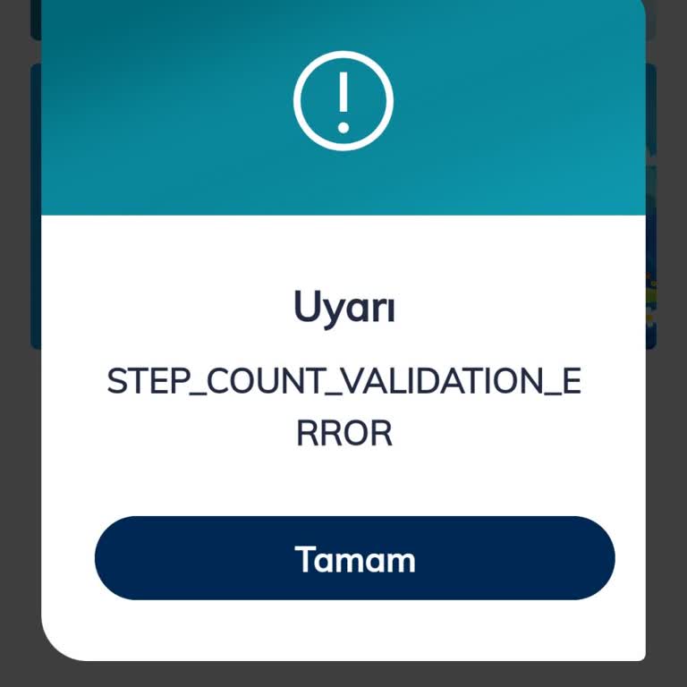 Adım Sayısı Hatası Nedeniyle 2 GB İnternet Hakkım İşlenmedi