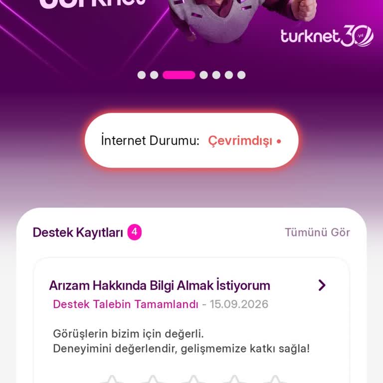 5 Gün Boyunca İnternetsiz Kalma Ve Söz Verilen Ekip Gelmemesi