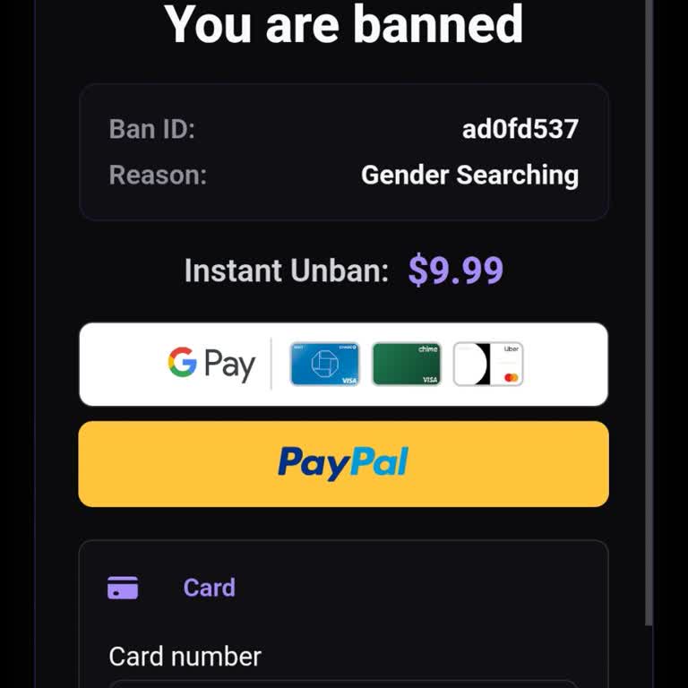I Need My Umingle Ban Removed