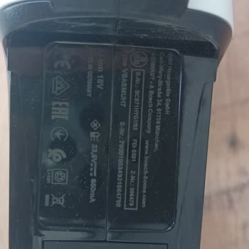 Garanti Süresindeki Bosch Süpürge Parçası Ve Çöp Haznesi Kırıldı, Ücretsiz Onarım Talebi