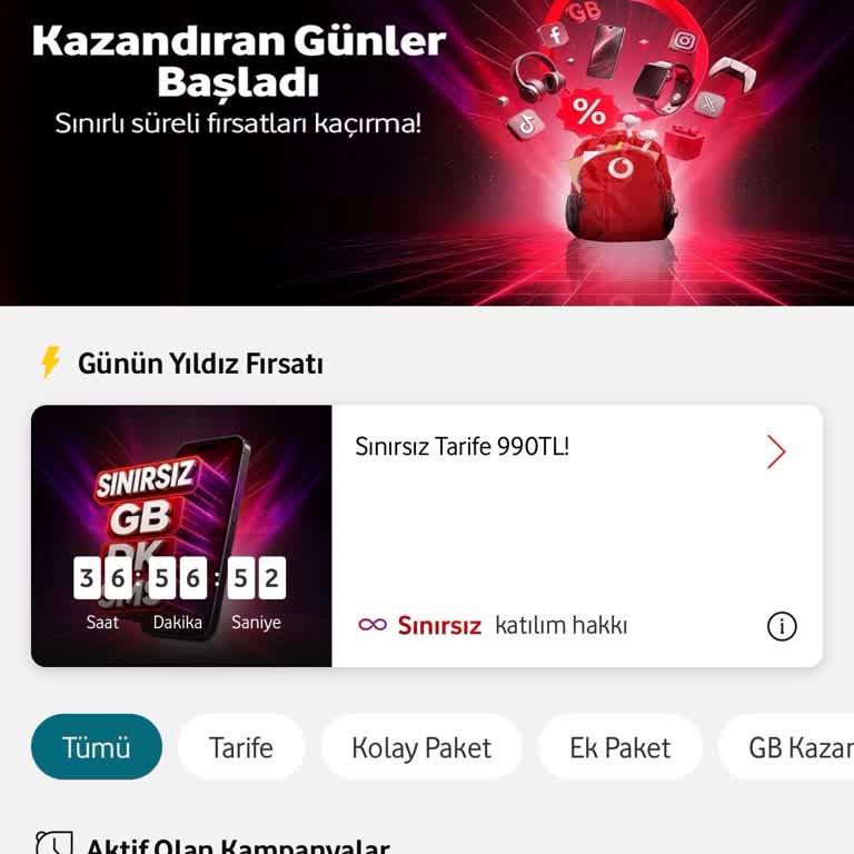 Taahhütlü 5G Red Tarife Fiyatının Kampanya Ücretine Düşürülmesi Ve İadesi