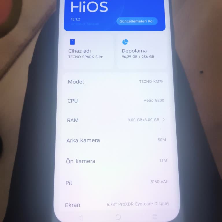 Tekrarlayan Kapanma Sorunu Nedeniyle Tecno Telefonun Değişimini Talep Ediyorum