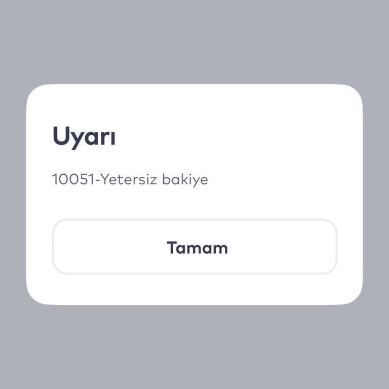 İstanbulkart Mobilde Kartla Abonman Yüklerken Sürekli Yetersiz Bakiye Hatası