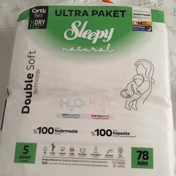 H2O Bebek Bezi Yerine Yanlış Sleepy Natural Ürün Gönderildi