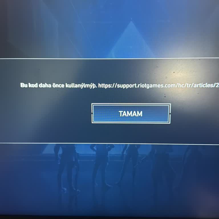 Ödenen VP Kutusu Kodu Kullanılmış Ve Destek Yanıt Vermedi