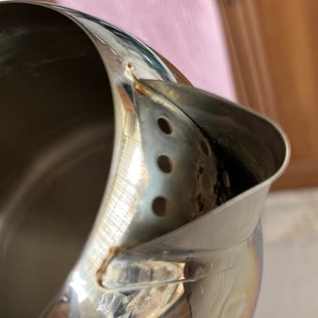 Korkmaz Perla Midi Çaydanlıkta Kireçten Kaynaklı Paslanma Ve Garanti Reddi