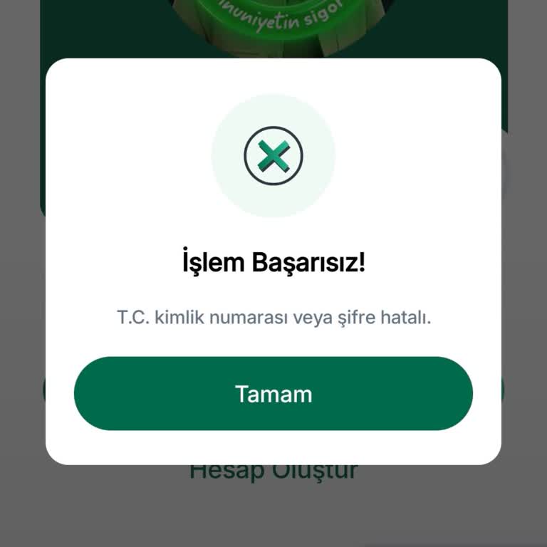 Mobil Uygulamaya Giriş Yapamıyorum; Sağlık Hizmetlerinden Mağduriyetim