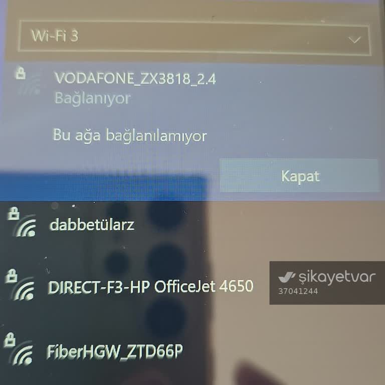 Modem Arızası Sebebiyle Servis Ziyareti Yapılmadan Şikayet Kapatılması