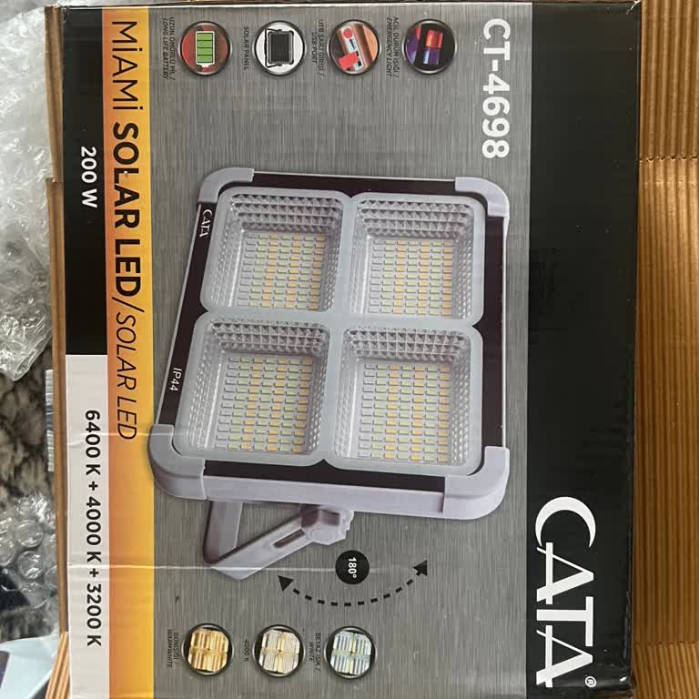 Cata Ct-4698 Miami 200W Solar Projektör'ün Eksik Gönderimi Ve 15 Gün Süren Oyalama