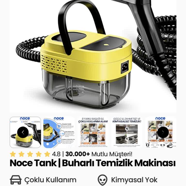 Kırık Fişli Ve Çalışmayan Noce Tank Buharlı Temizlik Makinesi, Red Edilen İade Talebi