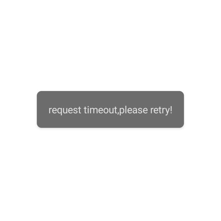 Timo Account “Request Timeout, Please Retry” Message