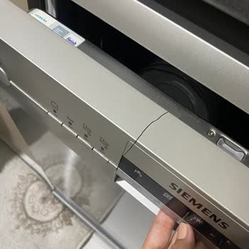 Siemens Bulaşık Makinesi Kapağı Kısa Sürede Kırıldı, Ücretsiz Onarım Talebi