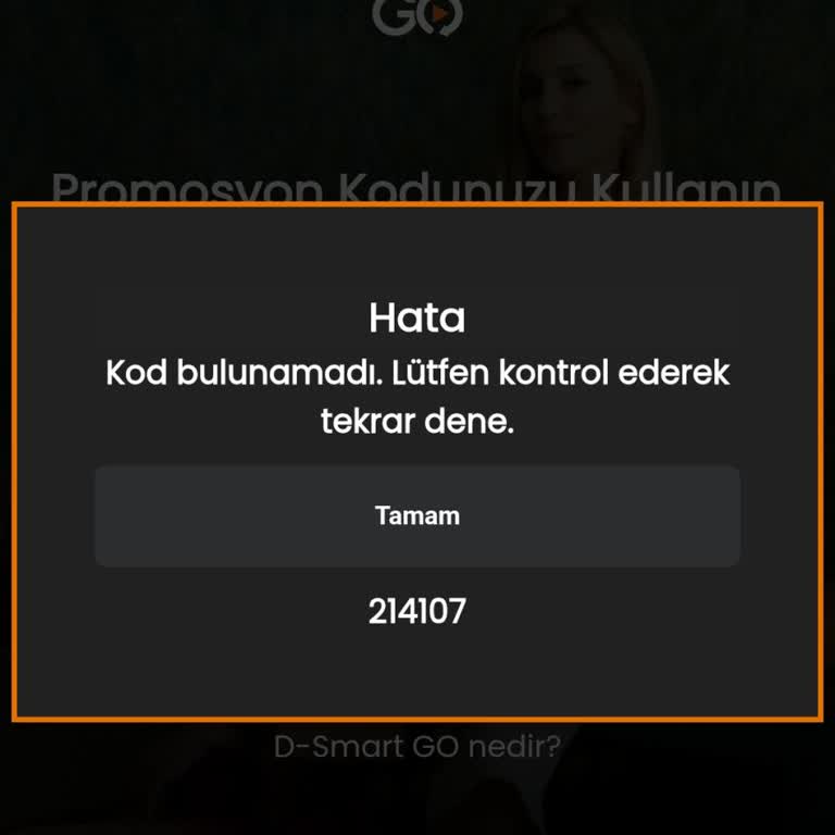 D-Smart GO Kampanyası Kod Sorunu Ve Destek Gecikmesi