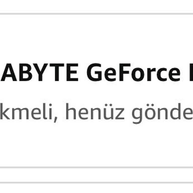 Stokta Görülen GPU Gerçekte Yok, Gönderim Gecikmesi