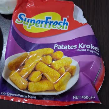 Superfresh Patates Kroketi Pişerken Dağıldı Ve İçi Boş Kaldı