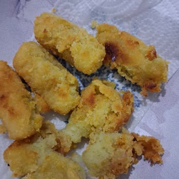 Superfresh Patates Kroketi Pişerken Dağıldı Ve İçi Boş Kaldı