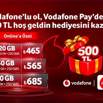 Vodafone Pay'de 500 TL Hoş Geldin Hediyesi Alınamıyor