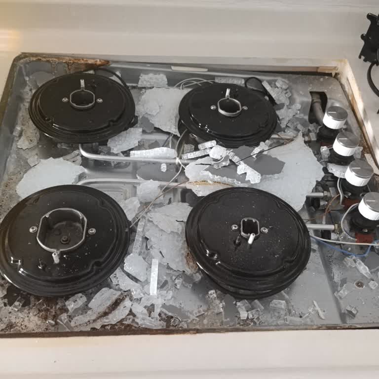 Set Üstü Ocağın Camı Aniden Patladı, Servis Garantiyi Reddetti