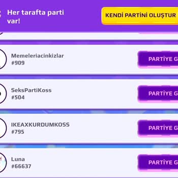 PK XD’de Cinsel İçerikli Parti İsimleri İçin Hızlı Ban Ve Filtreleme Talebi