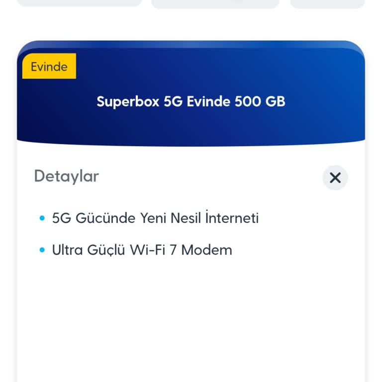 Turkcell Superbox 5G Paketi Fiyatı Vergi Hariç Olmadığı İçin Yanıltıcı Ve Yüksek Cayma Bedeli