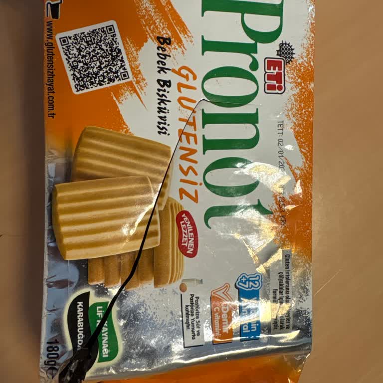 Eti Pronot Glutensiz Bebek Bisküvisinde Kimyasal Koku Ve Tat Şikayeti