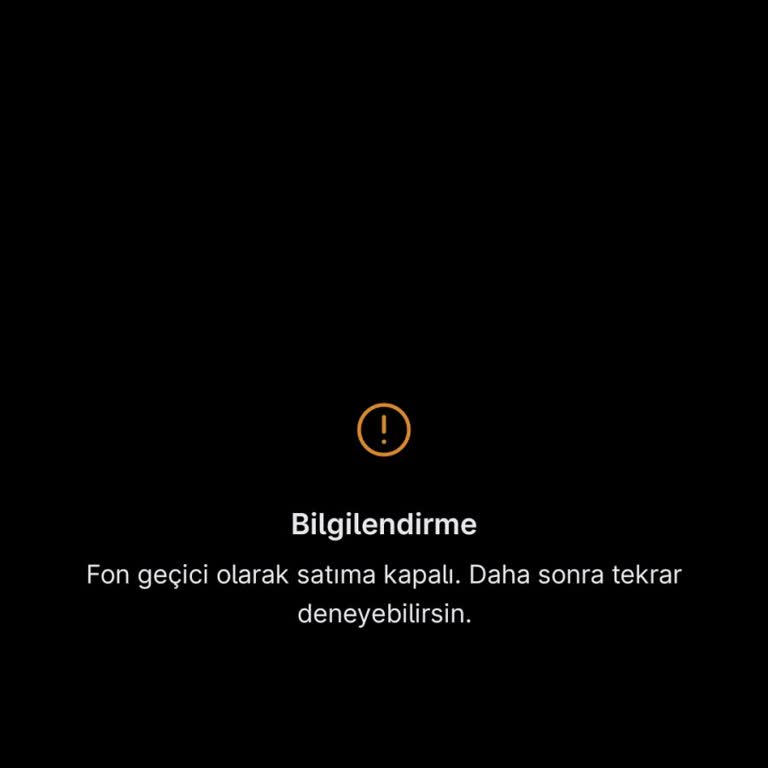 Midas Uygulamasında Tera Portföy Fonları Satılamıyor