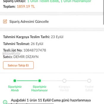 Trendyol Siparişim Hala Hazırlanıyor, Kargolanmıyor
