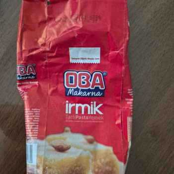 Oba Makarna İrmik Tatlı Pasta Ürününde Kum Ve Taş Parçacıkları Bulundu