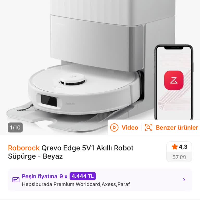 Roborock Robot Süpürge Fiyatı Düşüşü Nedeniyle 10.000 TL Farkı İadesi Talebi