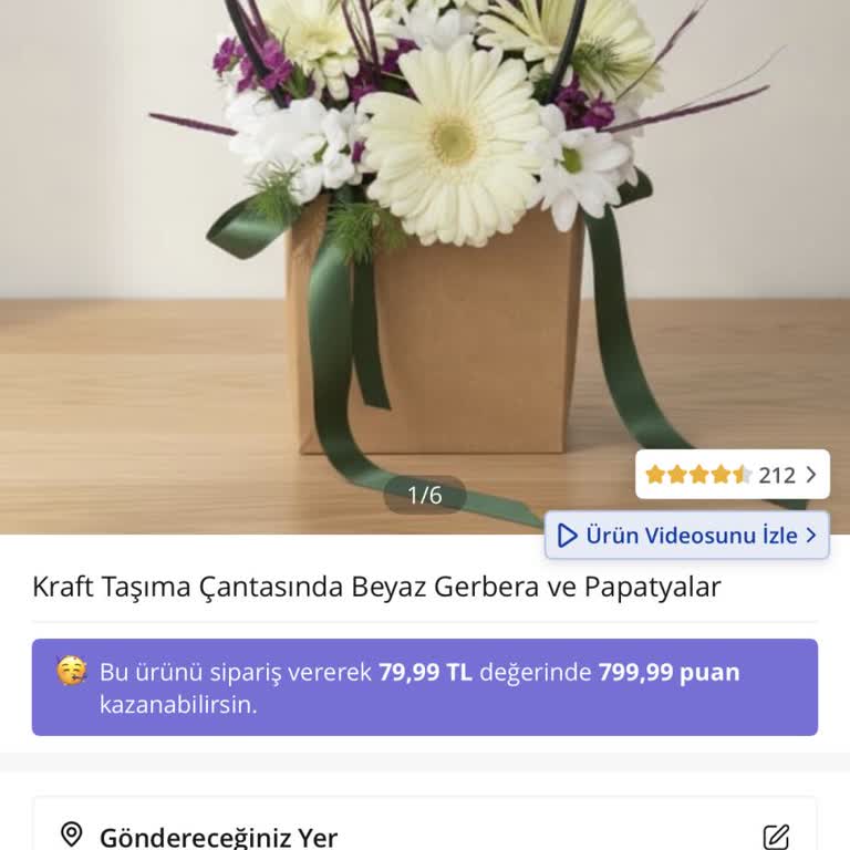 Çiçek Sepeti Stokta Olmayan Ürün Satışı Ve Teslim Edilmemesi