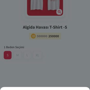 Algida T-Shirt Hediyesi Alınamıyor, Hediye Çekleri Tükendi Hatası