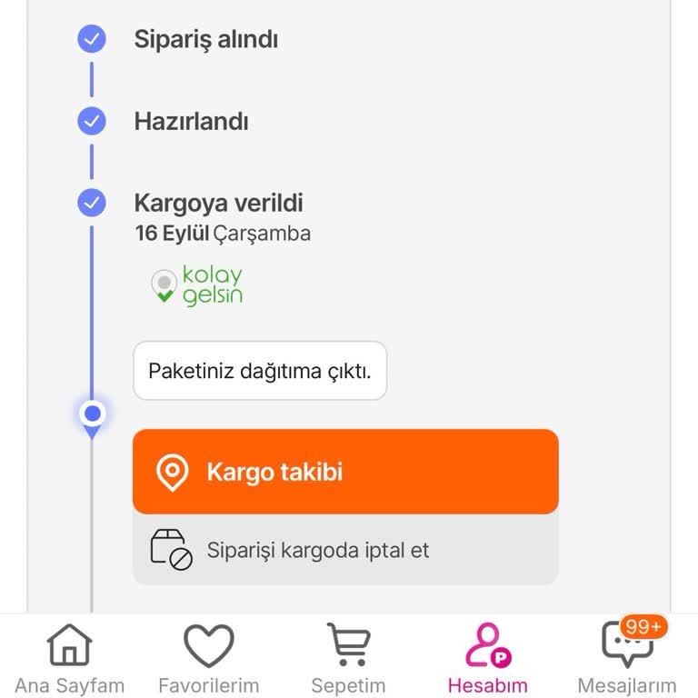 Kolay Gelsin Kargo Teslimat Sözünü Tutamadı