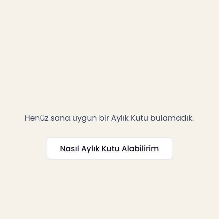 Premium Üyelik Aylık Kutusu Eylül 2026 Teslim Edilmedi