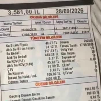 İSKİ Her Ay Bu Paraları Ödüyorum Kimse Yok Evde Allah Aşkına Bu Nedir!